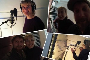 Tove Bøygard og Jan Terje i studio.